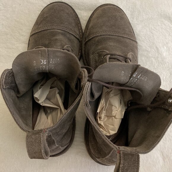 Allen Edmonds Caen boot in gray kudu suede - Picture 4 of 5